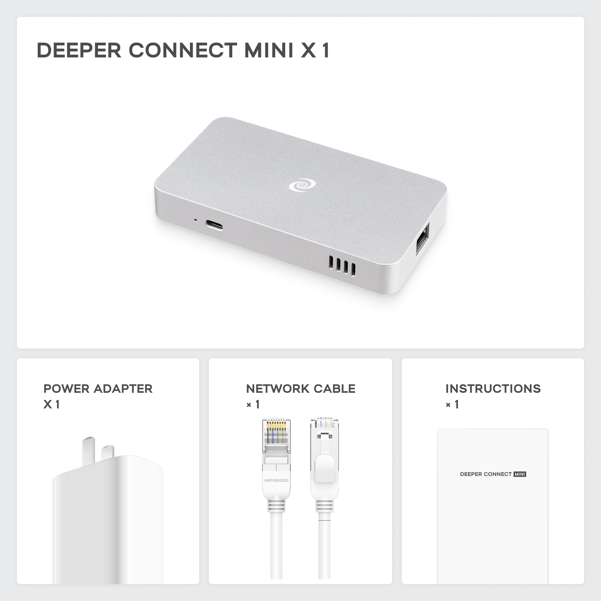 Deeper connect Mini - What's in the box